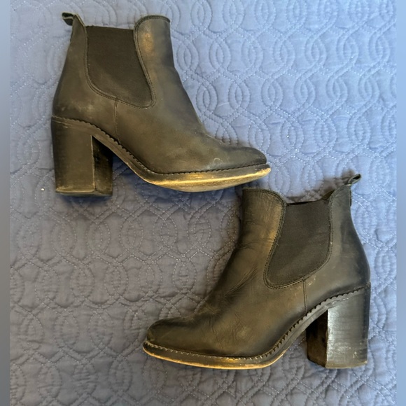 Leather Top shop Ankle Boots - Picture 2 of 2